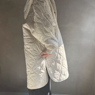 【ハモミシノオトナフク】Quilted coat