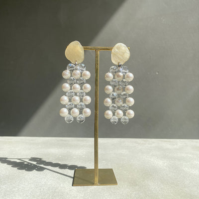 【nuEve】#1051 (2tone)Earring(ear clip)