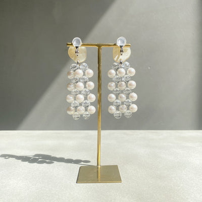 【nuEve】#1051 (2tone)Earring(ear clip)