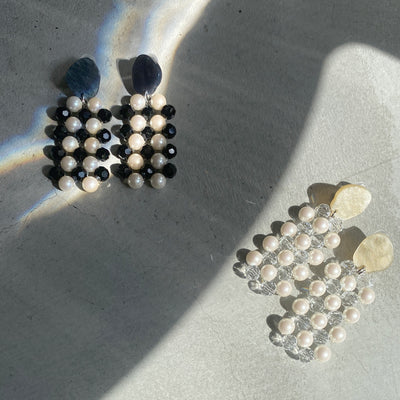 【nuEve】#1051 (2tone)Earring(ear clip)