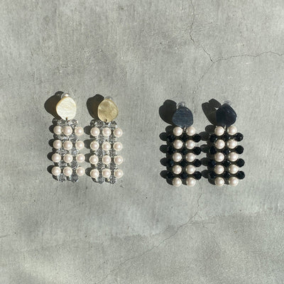 【nuEve】#1051 (2tone)Earring(ear clip)