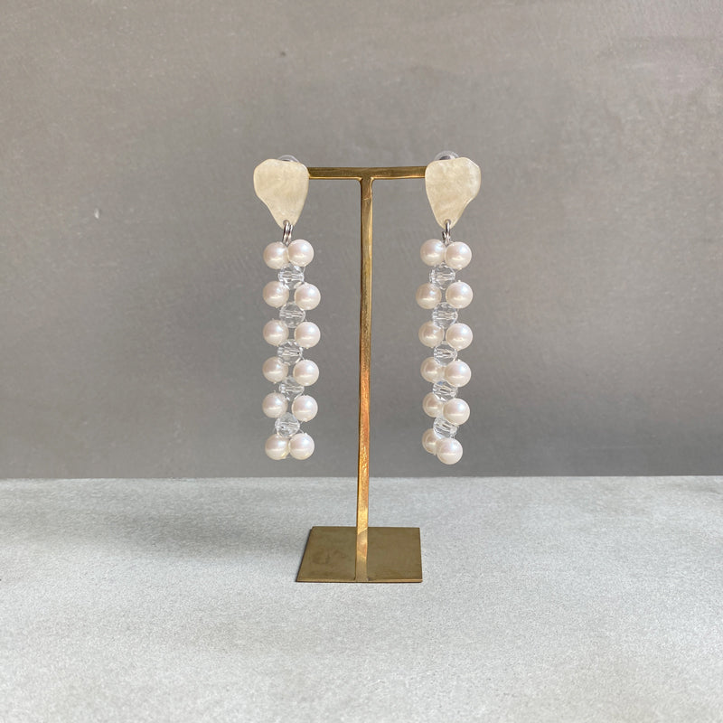 【nuEve】#1052 (2tone) Earring(earclip)