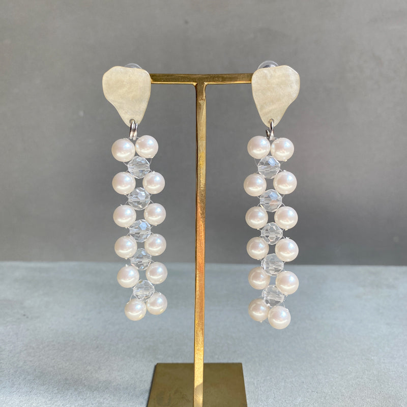 【nuEve】#1052 (2tone) Earring(earclip)