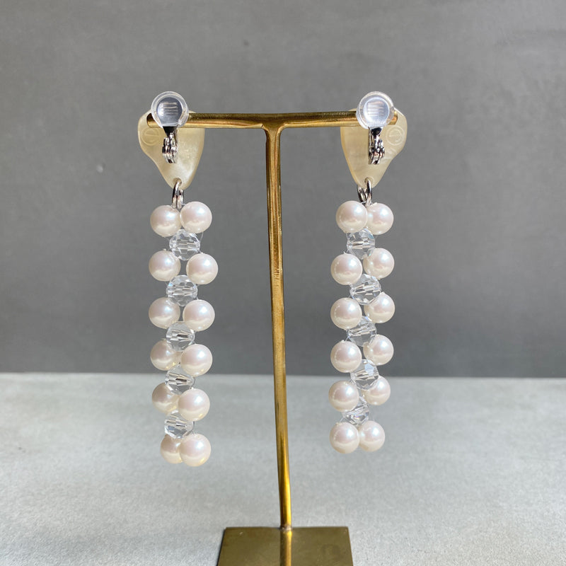 【nuEve】#1052 (2tone) Earring(earclip)