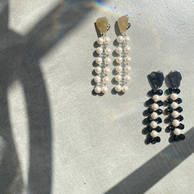 【nuEve】#1052 (2tone) Earring(earclip)