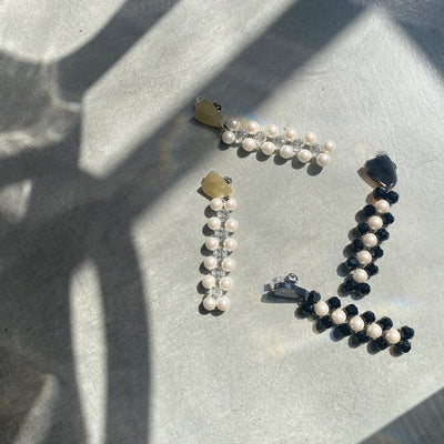 【nuEve】#1052 (2tone) Earring(earclip)