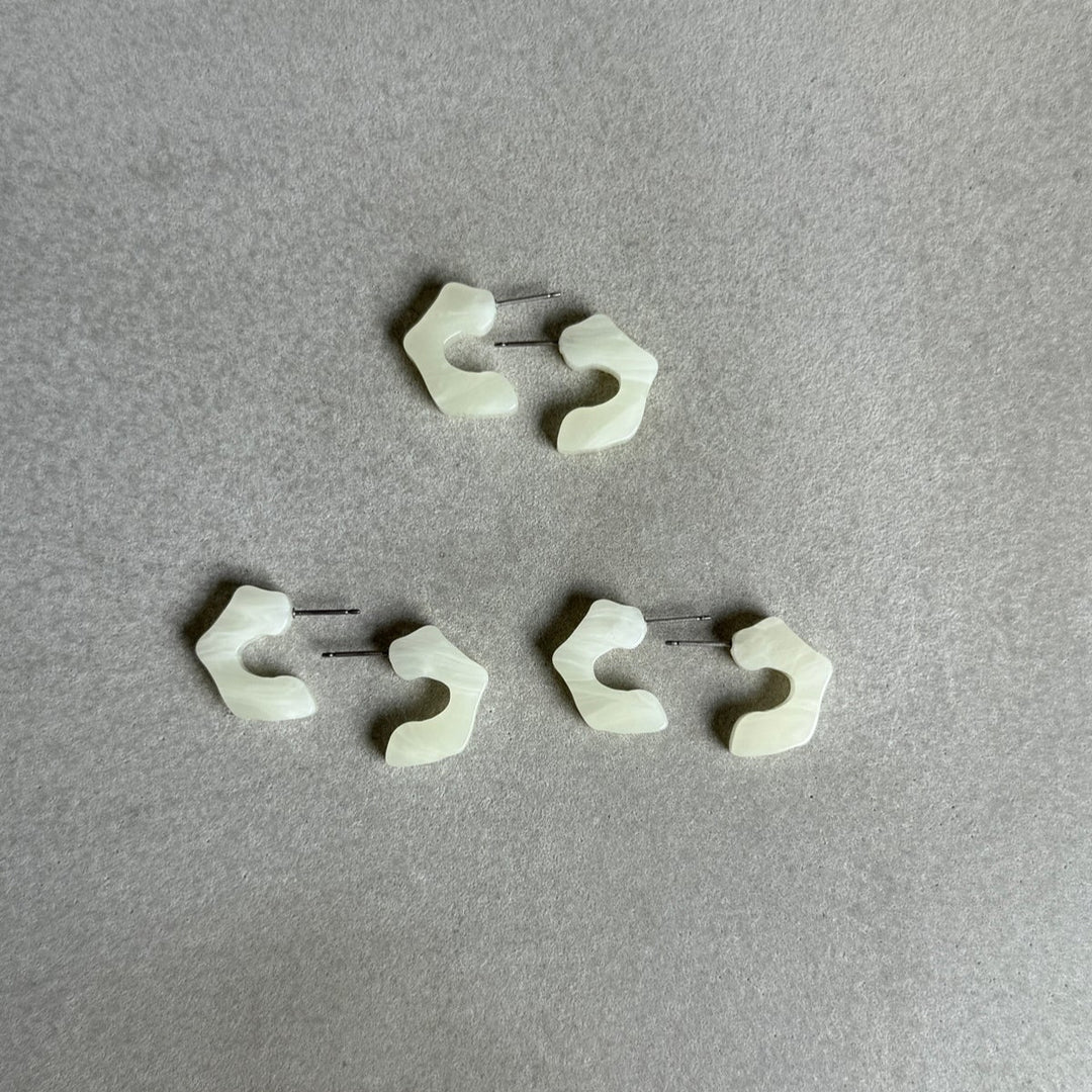 sAn アクリルアクセサリー　Lace Asit ピアス sAn】Si Pierce 日本製,Made in JAPAN,アクリルピアス,アクリル