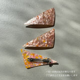 Triangle barrette (pink type)