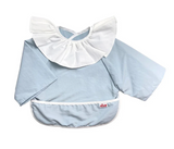 【Niva】ラッフルカラー撥水お食事エプロン／Restaurant bib