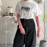 【hamomisi】Ruffle Loose arm covers