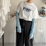 【hamomisi】Ruffle Loose arm covers