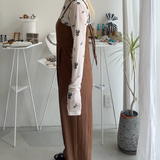 【ハモミシノオトナフク】Small flower print pullover