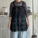 【ハモミシノオトナフク】Small flower print pullover