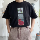 【ハモミシノオトナフク】Fruit Print T-Shirt