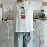 【ハモミシノオトナフク】Fruit Print T-Shirt