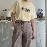 【ハモミシノオトナフク】Cool Touch Embroidered Fringe T-Shirt