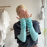 【hamomisi】Ruffle edge arm covers