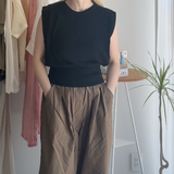 【ハモミシノオトナフク】Knit tank top