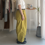 【ハモミシノオトナフク】Washed Dump Circus Balloon Pants