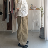 【ハモミシノオトナフク】Washed Dump Circus Balloon Pants