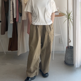 【ハモミシノオトナフク】Washed Dump Circus Balloon Pants