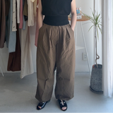 【ハモミシノオトナフク】Washed Dump Circus Balloon Pants