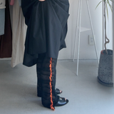 【ハモミシノオトナフク】Soft frill polka dot lace pants