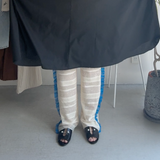 【ハモミシノオトナフク】Soft frill polka dot lace pants