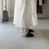 【ハモミシノオトナフク】Soft lace easy pants