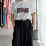 【ハモミシノオトナフク】Nuanced Metal Buckle Leather Belt