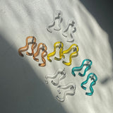 Bend earrings (earclips)