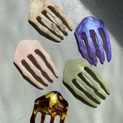 Acrylic comb - mountain