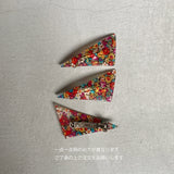 【sAn】Triangle Barrette(flower type)