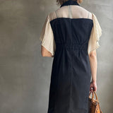 Chiffon pleated ruffle OP [Hamomisi no Otonafuku] 