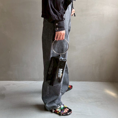 【ハモミシノオトナフク】Center-switched semiwide pants