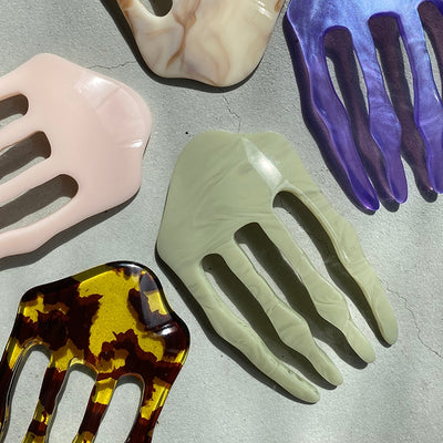 Acrylic comb - mountain