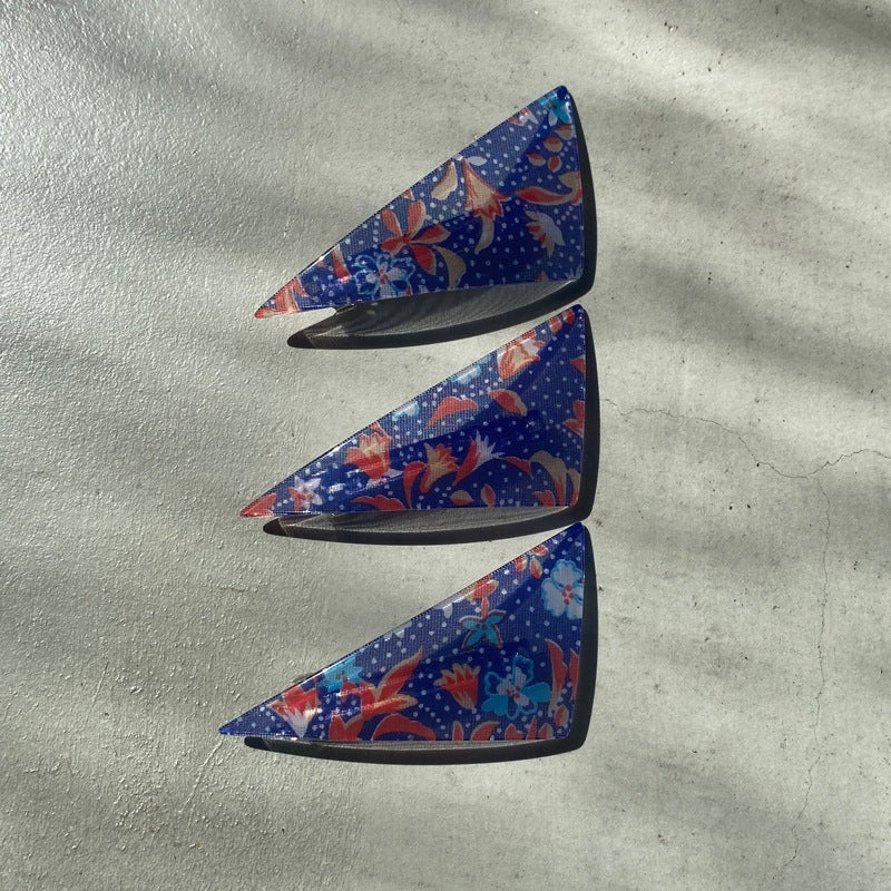 Triangle Barrette(flower type)