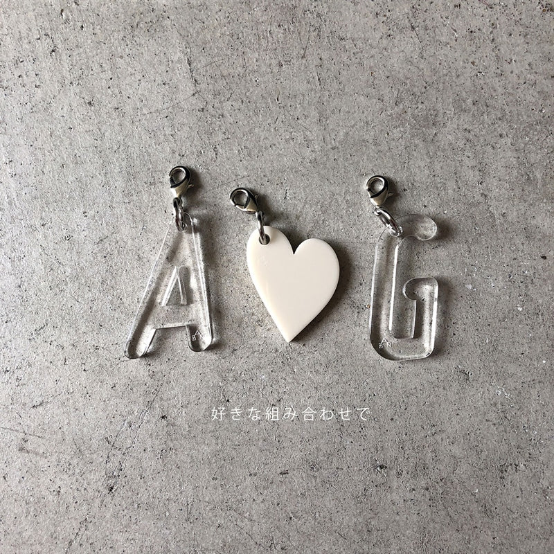 sAn】Heart Key charm
