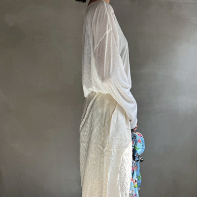 【ハモミシノオトナフク】Opal Jesey Sheer LongT