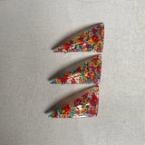 【sAn】Triangle Barrette(flower type)