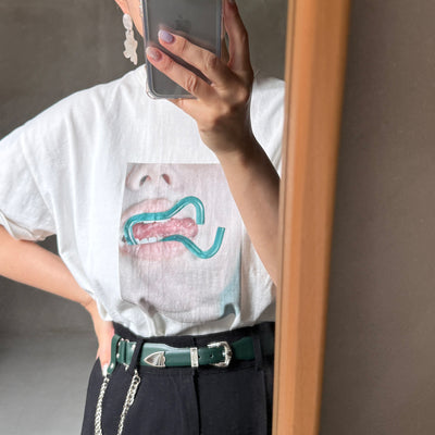 【sAn】LOOK TEE【Bend】 L size