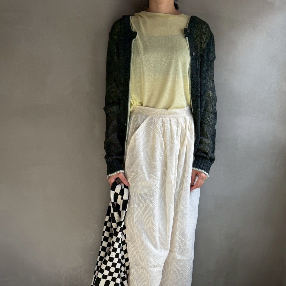 【ハモミシノオトナフク】Mohair coordinated cardigan