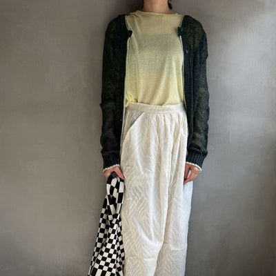 【ハモミシノオトナフク】Mohair coordinated cardigan