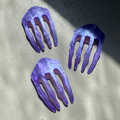 Acrylic comb - mountain