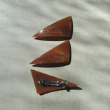 Triangle barrette (brown type)