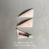 Triangle barrette (pink type)