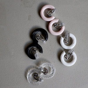 【sanrmk】Twist earring(ear clip)