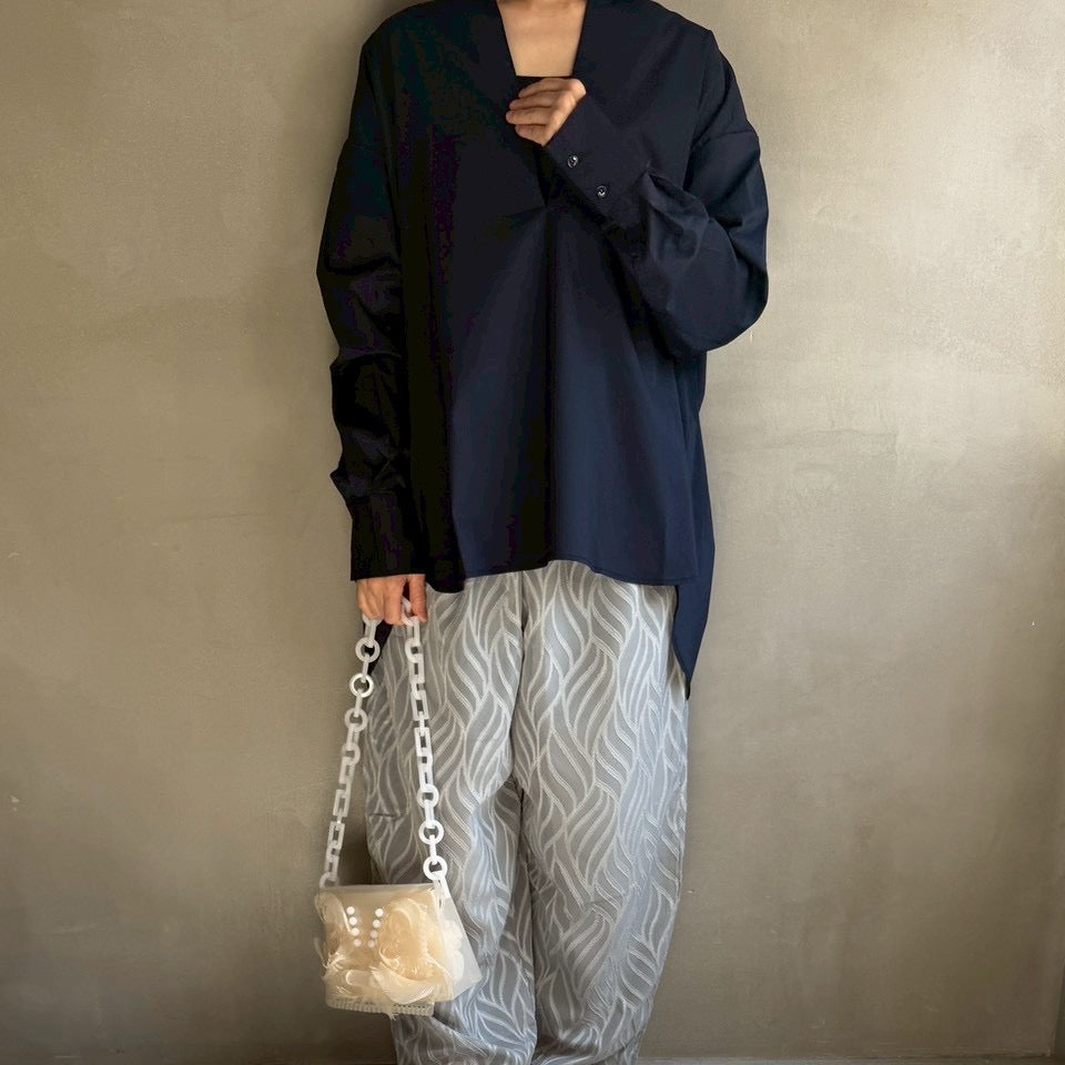 【ハモミシノオトナフク】Skipper blouse