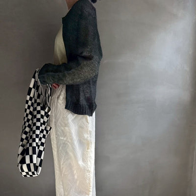 【ハモミシノオトナフク】Mohair coordinated cardigan