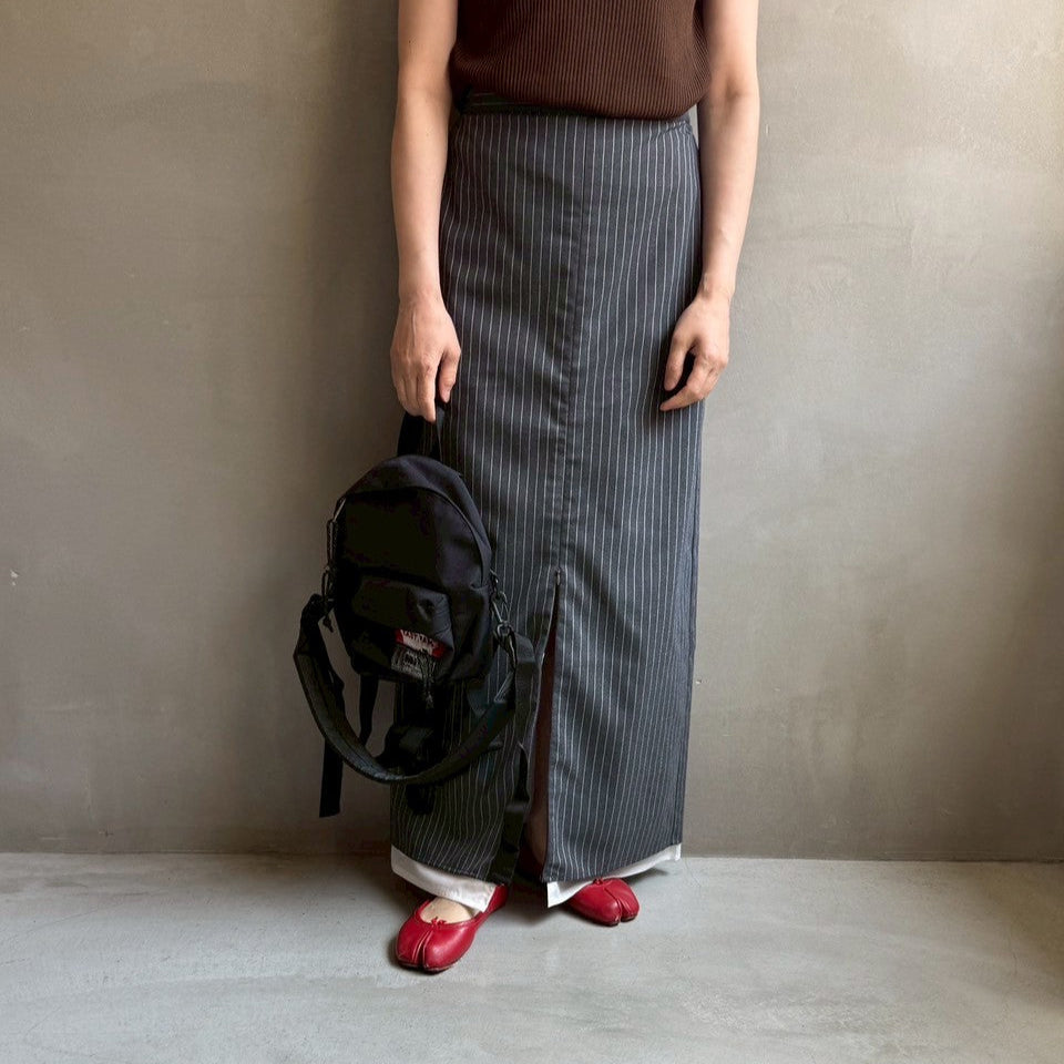 Striped straight skirt【ハモミシノオトナフク】